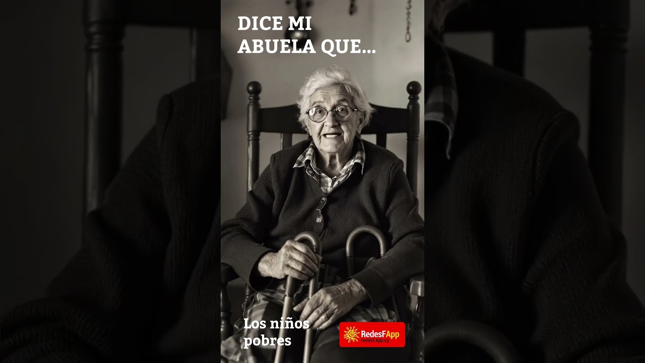 La abuela habla de pobreza infantil