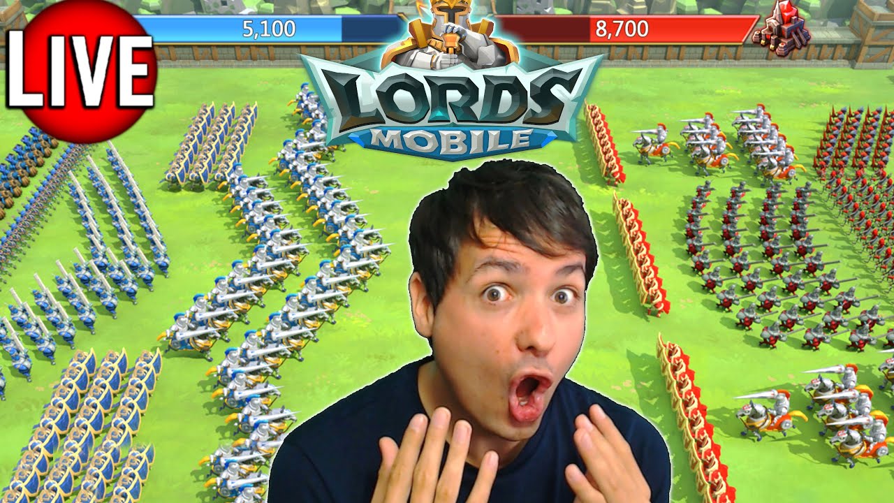 LORDS MOBILE Live Gameplay with Manni-Gaming - YouTube