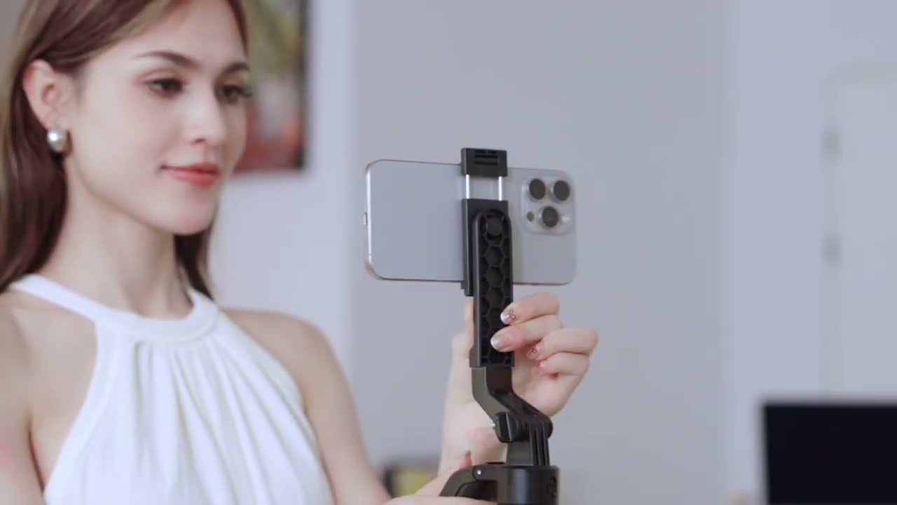 C12 AI Tracking Stable Selfie Stick Quadrupod