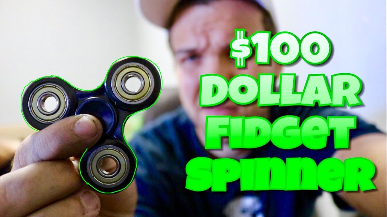 $100 DOLLAR FIDGET HAND SPINNER TOY 