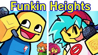 Friday Night Funkin' - Funkin' on the Heights DEMO | BF/GF & Pico Mix (FNF Roblox)