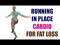 20 Minute Running In Place Cardio Workout for Fat Loss/ Nonstop Cardio 🔥 Burn 250 Calories 🔥