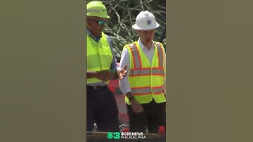 Transportation Secretary Pete Buttigieg visits I-95 collapse