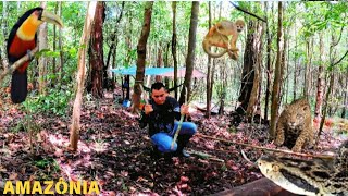 SUBIMOS O RIO DE IGAPÓ E ACAMPAMOS 2 DIAS EM MEIO AOS PERIGO DA SELVA AMAZÔNICA