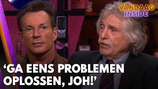 Johan Derksen Reageert Op Onderzoek Naar Biergooi-Incident Gerard Joling Ga Problemen Oplossen
