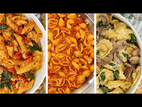 3-delicious-pasta-recipes-|-my-new-favorite-quick-+-easy-weeknight-dinner-ideas