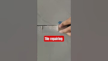 Cracked Tile? Watch This Genius Fix! 🔧🔥