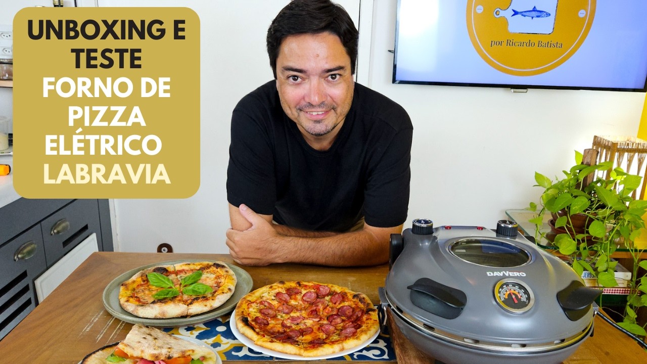 Forno Elétrico de Pizza Labravia Davvero - Minha Cozinha Amarela