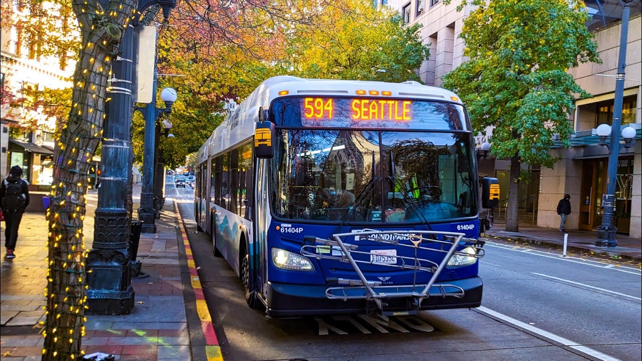 Ride on a Sound Transit 2014 New Flyer XDE60 