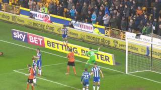 HIGHLIGHTS: WOLVES 0 WIGAN ATHLETIC 1 - 14/02/2017