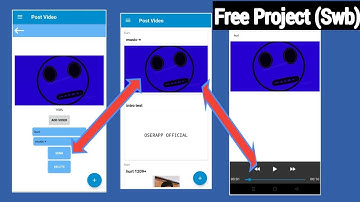 Post Video App in Sketchware Free Project Swb  2006 Studio MAKERR
