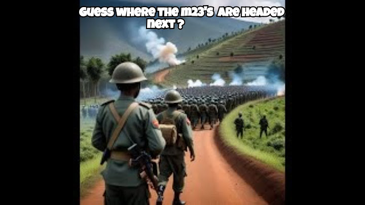 Rwanda-Backed Rebels In Eastern DRCongo Say They Are Taken Their Fight To The Capital !