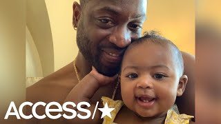 Dwyane Wade Catches Daughter Kaavia Making Epic Kitchen Mess And Her Reaction Is Priceless