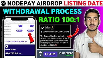 Nodepay Airdrop listing date | Nodepay wallet connect | Nodepay Airdrop withdrawal process