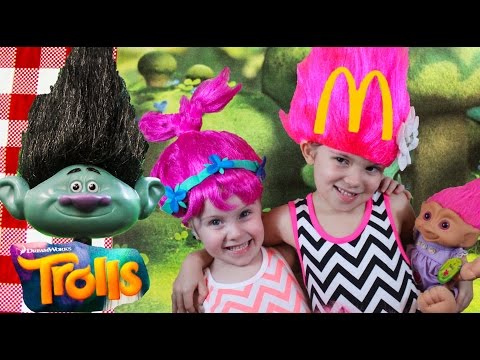 Mcdonald S Dreamworks Trolls Movie Happy Meal Toys Complete Set 2016 Vintage Troll Toys
