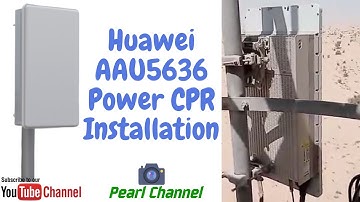 Huawei AAU | Huawei AAU 5636 installation.