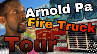 Arnold Volunteer Engine Co. #2 Fire Truck Tour #vlogs #firetruck #tour #travel