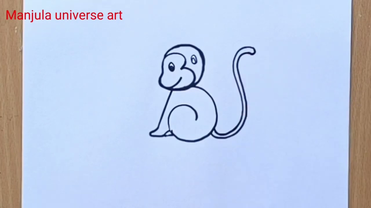 COMO DESENHAR UM MACACO A PARTIR DO NÚMERO 3!!!🐒#desenho #VIRAL #vira