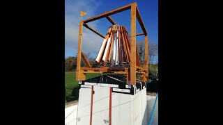 Solar Off grid power station, solar and wind combo