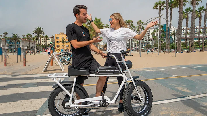 Surprising iJustine with a SUPER73 e-bike!