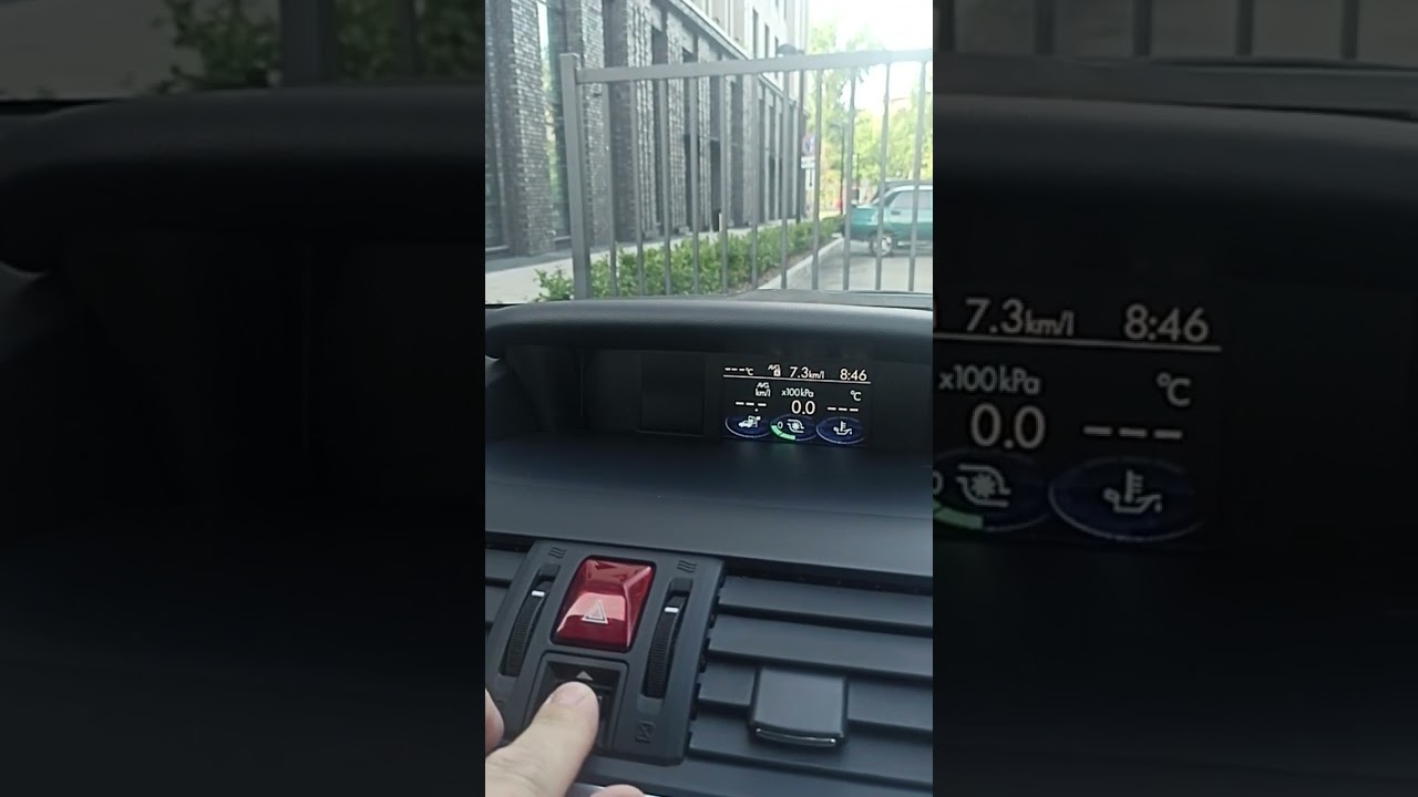 установка английского на борт.комп. Subaru Levorg