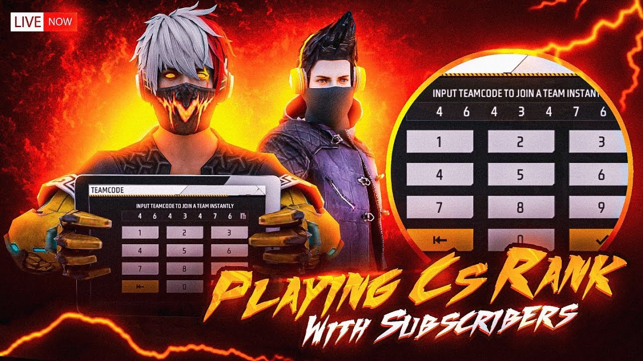 ADI IS LIVE|Csr Rank Pushing With Team Code😁|#gyangaming#nonstopgaming# ...