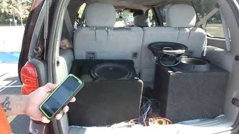 JL Audio 12W3V3 on Alpine MRV M500 SMD AMM1 Sundown Audio