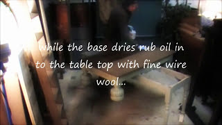 How To Salvage A Coffee Table,using Old Restoration Methods..