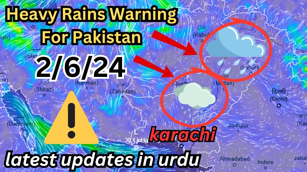 Pakistan latest weather updates : heavy rains warning in many areas ...