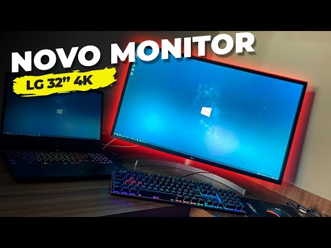 MEU NOVO MONITOR DE 32 4K DA LG 32UL750-W