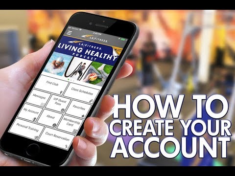 How to Create Your Account | Mobile App | LA Fitness