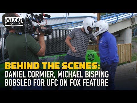 Behind the Scenes: Daniel Cormier, Michael Bisping Bobsled for UFC on FOX - MMA Fighting