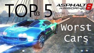Asphalt 8: Top 5 Worst Cars