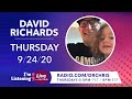 David Richards and Dr. Milo Dodson join Dr. Chris to answer your mental health questions - 9/24/20