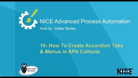 How to create accordion tabs / menus in APA callouts?