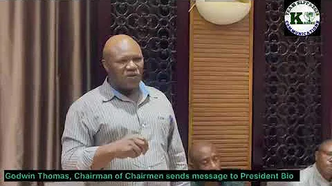 Constituency Chairman's Godwin Thomas Message to P...