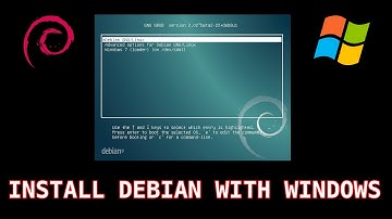 How to install Debian dual Os windows.