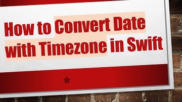 How to Convert Date with Timezone in Swift