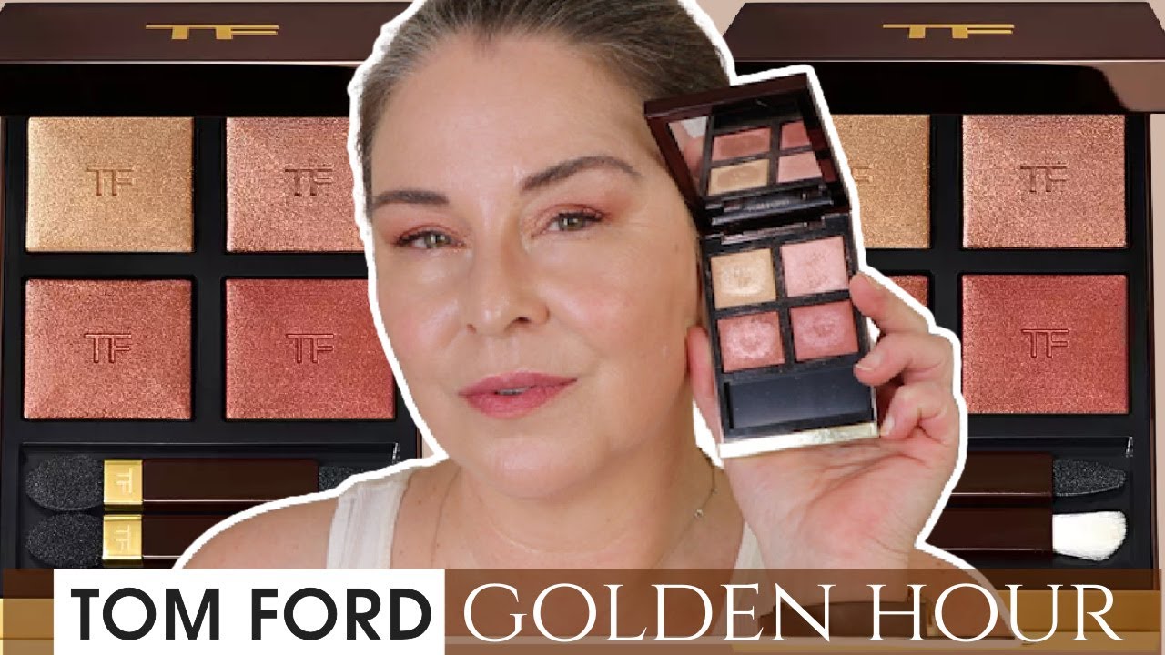 Tom Ford Golden Hour Eyeshadow Quad - Swatches - Try On