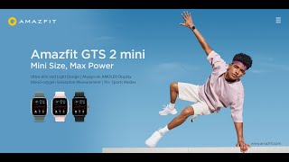 Get the Max out of your Mini - introducing the NEW Amazfit GTS 2 mini smartwatch.