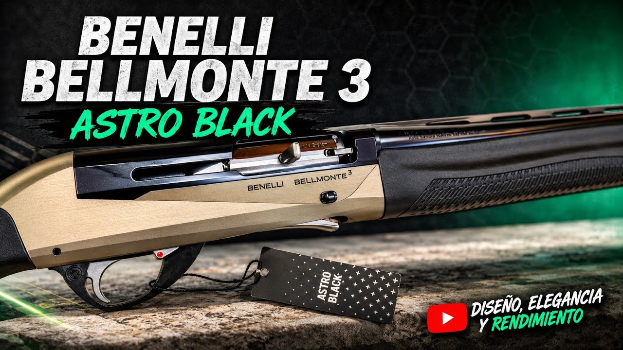 Benelli Bellmonte 3 Astro Black en Español - YouTube