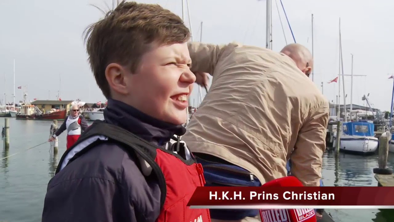 Prins Christian sejler kapsejlads med far