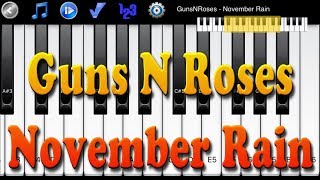 Guns N Roses - November Rain - How to Play Piano Melody screenshot 2