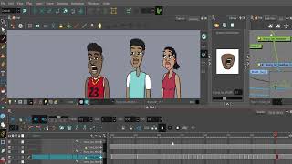 Facial animation BTS