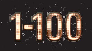 Numere de la 1 pina la 100 în limba română | Învățăm să numărăm