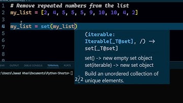 Remove Repeated Numbers from List | Python Coding Challenge | Python Tutorial | Python for Beginners