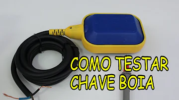 Como saber se a boia está queimada?