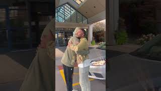 Wow HaHa Davis runs into Denzel ward before today’s game. 😂