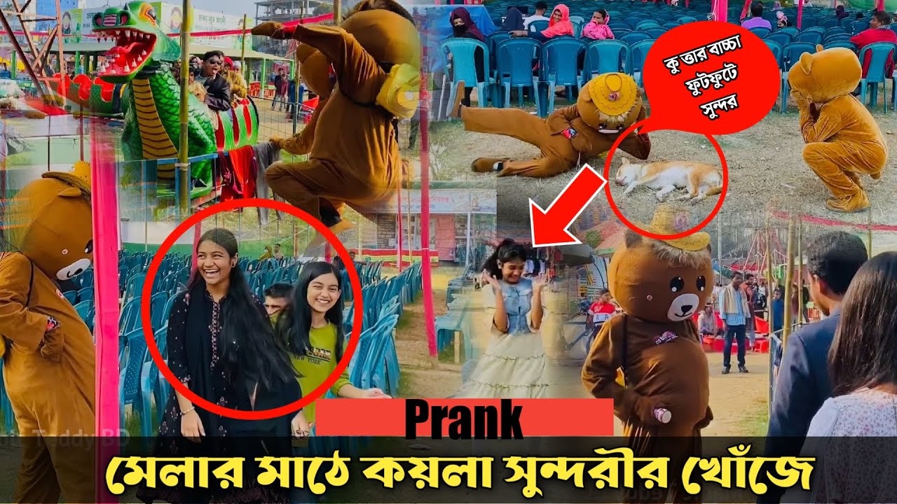 কয়লা সুন্দরীর খোঁজে টেডি😁| Teddy Bear Best Funny Video | Manikgonj Bijoy Mela | Magic Teddy BD