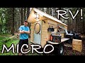 Building Tiny MICRO 32 sq ft. LUXURY RV Camper - "The Glamper!" VS. @Fowler's Makery and Mischief